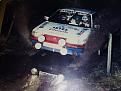D129OOE on 1988 Lombard RAC. This is driver Rob Richens co-driven by BBC TV's Judi Spiers. They finished the event.
