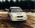 1996 Network Q RAC Rover 220 GTi. Co-driver - Peter Van Den Berg. Ended with an off on the sheet ice in Kielder.